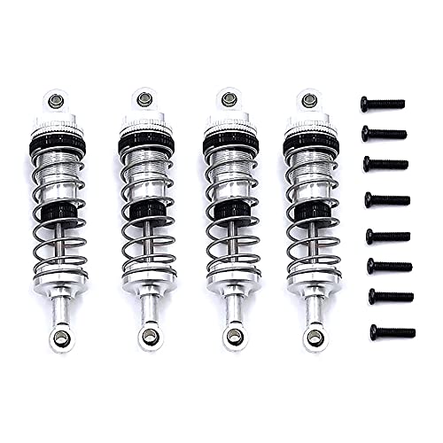 OVBBESS 4 Pieces Adjustable All Metal Shock Absorber Steamer for 144001 124019 124018 RC car Upgrade Parts Accessories, 3 OVBBESS 4 Pieces Adjustable All Metal Shock Absorber Steamer for 144001 124019 124018 RC car Upgrade Parts Accessories, 3 von OVBBESS
