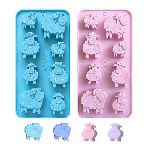 2 Stücke Kleiner Schafform, Süße Tierische Silikonform, Schokoladenform, Diy Dessert Candy Biscuit Form, Küchenbackutensilien 2 Stücke Kleiner Schafform, Süße Tierische Silikonform, Schokoladenform, Diy Dessert Candy Biscuit Form, Küchenbackutensilien von OVDGWC