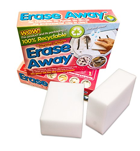 Oven Pride Erase away non chemical magic sponge (2 Packs = 4 Sponges) by OVEN PRIDE von OVEN PRIDE