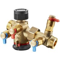 Oventrop - Cocon qt Regulierventil dn 15 150-1050l/h, Außengewinde flachdichtend mit Messventilen von OVENTROP