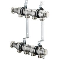 Multidis sh Edelstahl-Verteiler für Heizkörperanbindung mit g 3/4' Außengewinde, 11 Heizkreise - Oventrop von OVENTROP