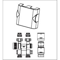 OV Anschlusssets für Badheizkörper Multiblock TF/Uni SH/schwenkbar/weiss von OVENTROP