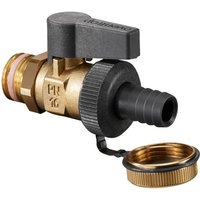 Oventrop - Optiflex Kugelhahn dn 10 3/8' Außengewinde mit Schlauchverschraubung und Verschlusskappe, Messing von OVENTROP
