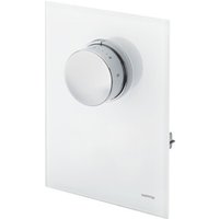 Oventrop Abdeckung Unibox T RTL Echtglas weiß, mit Thermostat von OVENTROP