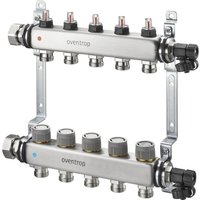 Oventrop - Multidis sfq Edelstahlverteiler mit Durchflussindikator 6 Heizkreise von OVENTROP