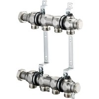 Oventrop - Multidis sh Edelstahl-Verteiler für Heizkörperanbindung mit g 3/4' Außengewinde, 4 Heizkreise von OVENTROP