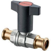 Oventrop - Optiba Kugelhahn Knebelgriff dn 20 beidseitig Pressanschluss 22mm, Messing Oventrop - Optiba Kugelhahn Knebelgriff dn 20 beidseitig Pressanschluss 22mm, Messing von OVENTROP