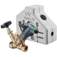 Oventrop - Statisches Zirkulationsventil Aquastrom c DN15, beidseitig ig, mit Isolierung von OVENTROP