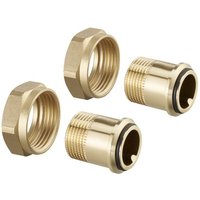 Tüllenanschluss-Set, 2 Tüllen mit Außengewinde r 1' flachdichtend mit Überwurfmutter - Oventrop Tüllenanschluss-Set, 2 Tüllen mit Außengewinde r 1' flachdichtend mit Überwurfmutter - Oventrop von OVENTROP