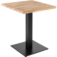 Esstisch 60 x 60 cm mit unregelmäßigen Kanten in Eiche - 60 x 60 x 73 cm Esstisch 60 x 60 cm mit unregelmäßigen Kanten in Eiche - 60 x 60 x 73 cm von OVIALA