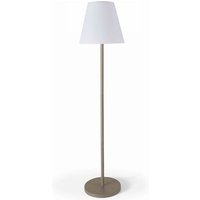 Oviala - Gerade LED-Stehleuchte Taupe - Taupe von OVIALA