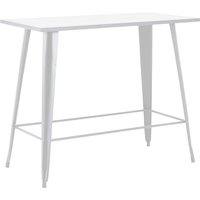 Oviala - Hoher Gartentisch aus weißem Stahl Oviala - Hoher Gartentisch aus weißem Stahl von OVIALA