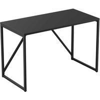 Moderner Schreibtisch L120 cm aus schwarzem Metall Moderner Schreibtisch L120 cm aus schwarzem Metall von OVIALA