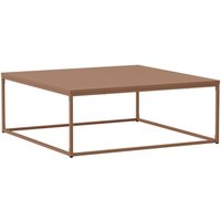 Moderner quadratischer Couchtisch L 90 cm in Braun Moderner quadratischer Couchtisch L 90 cm in Braun von OVIALA