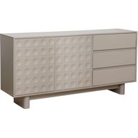 Modernes rechteckiges Sideboard mit L160 cm beige Modernes rechteckiges Sideboard mit L160 cm beige von OVIALA