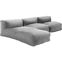 Modulare 3-Sitzer-Gartenmöbel mit grauer Chaiselongue - Mixi Modulare 3-Sitzer-Gartenmöbel mit grauer Chaiselongue - Mixi von OVIALA