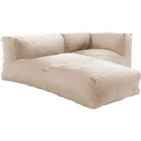 Modulare Gartenmöbel mit 1 Ecksessel und 1 beiger Chaiselongue - Mixi Modulare Gartenmöbel mit 1 Ecksessel und 1 beiger Chaiselongue - Mixi von OVIALA