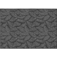 Outdoor-Teppich aus Polypropylen, 120 x 170 cm, schwarz - schwarz von OVIALA