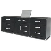 Oviala - 3-Elemente-Außenküche mit schwarzem Gasherd Oviala - 3-Elemente-Außenküche mit schwarzem Gasherd von OVIALA