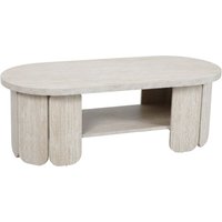 Oviala - Couchtisch aus mdf mit weißem Holzeffekt von OVIALA