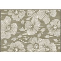 Oviala - Outdoor-Teppich aus Polypropylen, 120 x 170 cm, in Taupe - Taupe von OVIALA