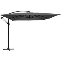 Mob Event Pro - Quadratischer Ampelschirm 3 x 3 m Grau von MOB EVENT PRO