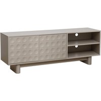 Oviala - Rechteckiger TV-Schrank mit 2 Türen, L160 cm, beige Oviala - Rechteckiger TV-Schrank mit 2 Türen, L160 cm, beige von OVIALA