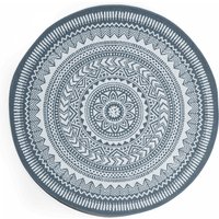 Oviala - Runder Teppich für den Außenbereich mit Mandala-Muster Blau Oviala - Runder Teppich für den Außenbereich mit Mandala-Muster Blau von OVIALA