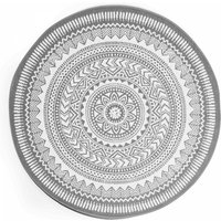 Oviala - Runder Teppich für den Außenbereich mit Mandala-Muster Grau Oviala - Runder Teppich für den Außenbereich mit Mandala-Muster Grau von OVIALA