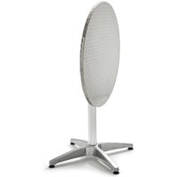 Runder verstellbarer Gartentisch aus Aluminium von OVIALA