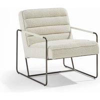 Sessel aus Schlingenstoff Weiß Sessel aus Schlingenstoff Weiß von OVIALA