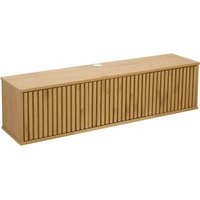 Skandinavischer 120 cm Wand-TV-Schrank aus hellem Holz Skandinavischer 120 cm Wand-TV-Schrank aus hellem Holz von OVIALA
