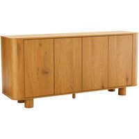 Skandinavisches Sideboard mit 4 Türen, L 160 cm, helles Holz Skandinavisches Sideboard mit 4 Türen, L 160 cm, helles Holz von OVIALA