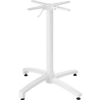 Tischfuß mit neigbarem System aus weißem Aluminium Tischfuß mit neigbarem System aus weißem Aluminium von OVIALA