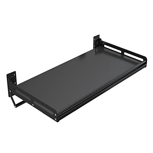 OVLIIYWZY Mikrowellen-Aufbewahrungsregal, industrielles Retro-Wandmontage-Mikrowellenherd-Regal - Wandmontiertes Mikrowellenherd-Regal, Aufbewahrungs-Organizer für Küchen von OVLIIYWZY