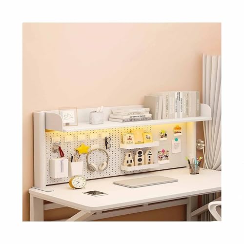 OVOGGPAN Multifunktionaler Schreibtisch-Aufsteller für Studentenwohnheime – Schreibtisch-Aufbewahrungsregal, für Computertisch, Büro, Studentenwohnheim oder Schlafzimmer(60x20x38cm) von OVOGGPAN
