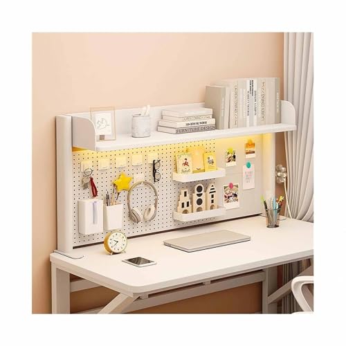 OVOGGPAN Multifunktionaler Schreibtisch-Aufsteller für Studentenwohnheime – Schreibtisch-Aufbewahrungsregal, für Computertisch, Büro, Studentenwohnheim oder Schlafzimmer(80x20x63cm) von OVOGGPAN
