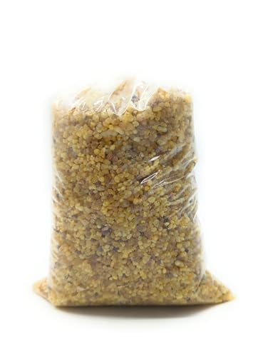 Duftender Weihrauch in Körnern, griechischer liturgischer Weihrauch in kleinen Körnern, Bernsteinparfüm 1 Kg, natürlicher Weihrauch zum Zugang mit Räucherkohle, Originalrezept vom Berg Athos von OVUNQUE PROTEGGIMI