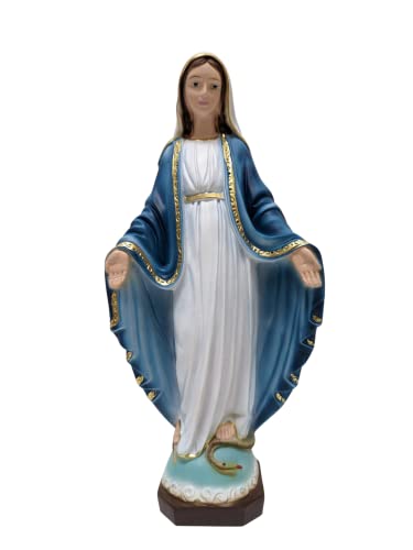 OVUNQUE PROTEGGIMI Statue Madonna Unbefleckte oder wundersame 30 cm, aus Marmorpulver, für Innen- und Außenbereich, Figur Madonnina, handgefertigt in der Toskana. OVUNQUE PROTEGGIMI Statue Madonna Unbefleckte oder wundersame 30 cm, aus Marmorpulver, für Innen- und Außenbereich, Figur Madonnina, handgefertigt in der Toskana. von OVUNQUE PROTEGGIMI