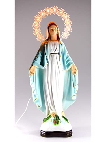 OVUNQUE PROTEGGIMI Statue Madonna Wunderschöne aus Harz 30 cm mit beleuchtetem Aureola OVUNQUE PROTEGGIMI Statue Madonna Wunderschöne aus Harz 30 cm mit beleuchtetem Aureola von OVUNQUE PROTEGGIMI