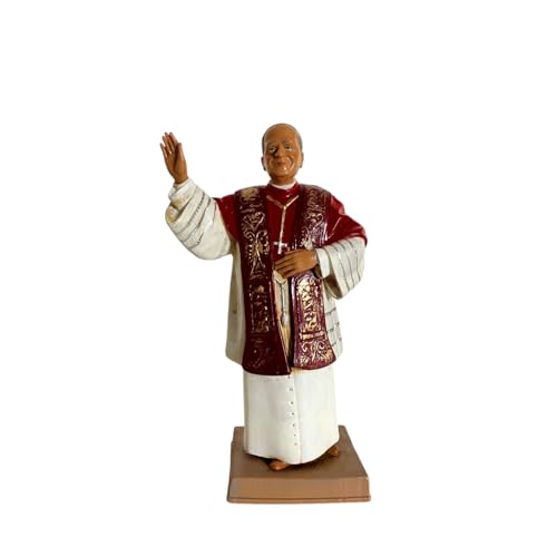 OVUNQUE PROTEGGIMI Statue Papst Löwe XIV aus PVC, 18 cm, Robert Francis Prevost, 7,09 Zoll Statue of Pope Leo von OVUNQUE PROTEGGIMI