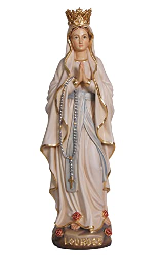 OVUNQUE PROTEGGIMI Statue Unserer Frau von Lourdes mit Krone 15 cm aus Holz Gröden OVUNQUE PROTEGGIMI Statue Unserer Frau von Lourdes mit Krone 15 cm aus Holz Gröden von OVUNQUE PROTEGGIMI