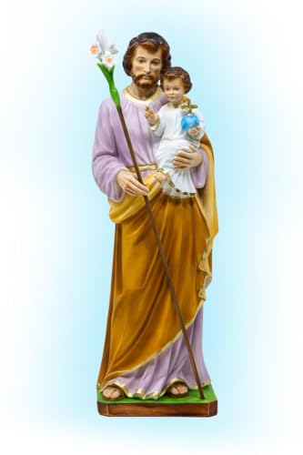 OVUNQUE PROTEGGIMI Statue des Heiligen Joseph 30 cm. Statue des Heiligen Josef mit Jesuskind. Für den Innen- und Außenbereich. 11,81 Zoll St. Joseph Statuen und Child Jesus. Hergestellt in Italien OVUNQUE PROTEGGIMI Statue des Heiligen Joseph 30 cm. Statue des Heiligen Josef mit Jesuskind. Für den Innen- und Außenbereich. 11,81 Zoll St. Joseph Statuen und Child Jesus. Hergestellt in Italien von OVUNQUE PROTEGGIMI