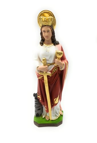 OVUNQUE PROTEGGIMI Statue von Santa Barbara 30 cm Marmorpulver. 11.81'' St. Barbara Statuen. OVUNQUE PROTEGGIMI Statue von Santa Barbara 30 cm Marmorpulver. 11.81'' St. Barbara Statuen. von OVUNQUE PROTEGGIMI