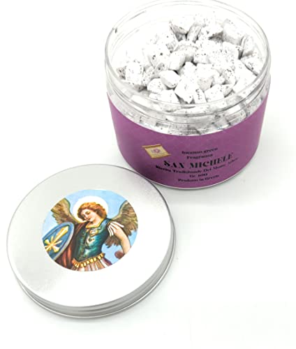 Weihrauch mit Duftkörnern, großkörniger griechischer Weihrauchduft 100 g, natürlicher Weihrauch zugänglich mit Räucherkohle, Originalrezept vom Berg Athos (St. Michael) von OVUNQUE PROTEGGIMI