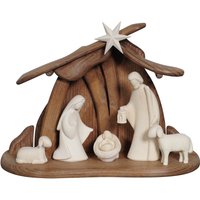 Krippenset Aus Holz, Komplette Krippe Holz Mit Moderner Hütte Gröden. Moderne Weihnachtskrippe Krippenset Aus Holz, Komplette Krippe Holz Mit Moderner Hütte Gröden. Moderne Weihnachtskrippe von OVUNQUEPROTEGGIMI