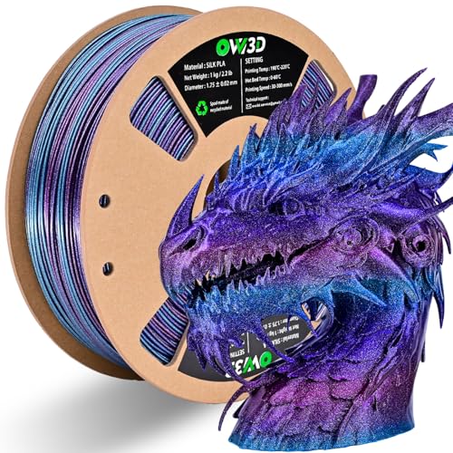 OVV3D PLA Filament 1.75 mm 3D Drucker Filament PLA Filament 1 kg, Shiny 3 Color Change Filament PLA OVV3D PLA Filament 1.75 mm 3D Drucker Filament PLA Filament 1 kg, Shiny 3 Color Change Filament PLA von OVVNYXE