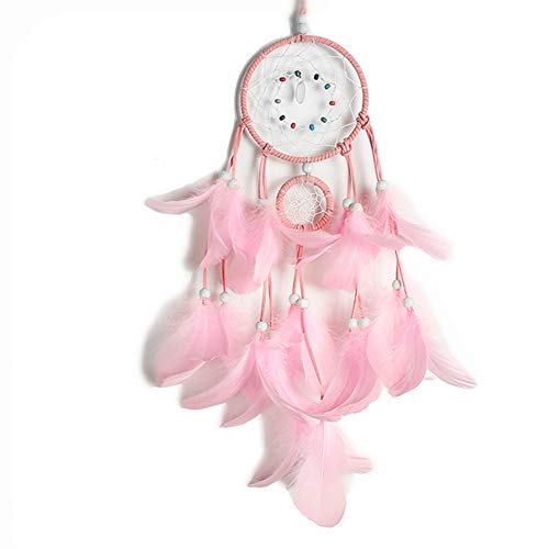 OVsler TraumfäNger Basteln TraumfäNger TraumfäNger Klein TraumfäNger Ringe TraumfäNger Boho TraumfäNger Kinder Dreamcatcher Schlafzimmer Deko pink von OVsler