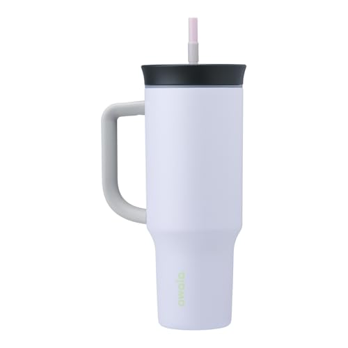 Owala Edelstahl Tumbler Thermobecher, 1.18 L – Isolierter Thermobecher mit Verschüttungssicherer Deckel, Strohhalm und Tragegriff, optimal fürs Auto und Reisen, Bunny Hop Owala Edelstahl Tumbler Thermobecher, 1.18 L – Isolierter Thermobecher mit Verschüttungssicherer Deckel, Strohhalm und Tragegriff, optimal fürs Auto und Reisen, Bunny Hop von Owala