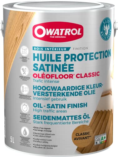 OWATROL OLEOFLOOR Classic Das Hochleistungsparkettöl, Gebindegrösse 5 Liter von OWATROL